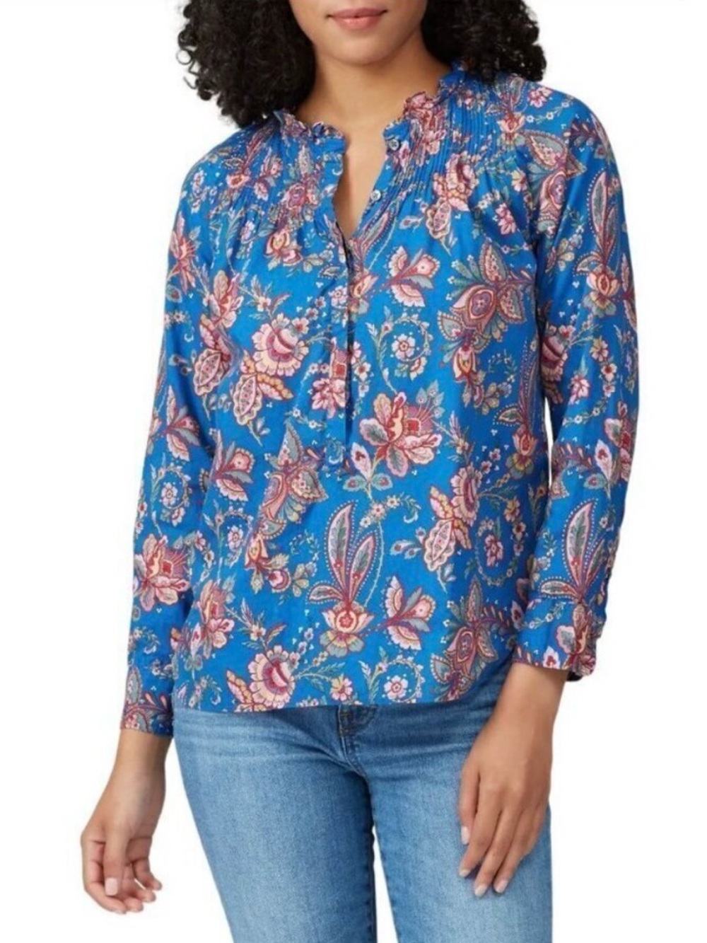 J crew popover in liberty fabric flora belle 4